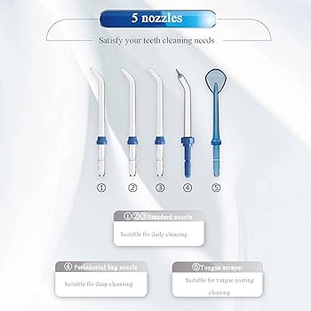 Amazon | ウォーターフロス口腔洗浄器、10圧力レベル水歯
